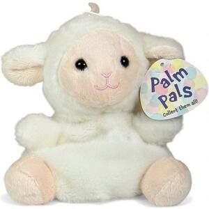 Aurora Palm Pals Woolly Lamb Plush Stuffed Animal Toy 1-013 Farm NEW with Tags